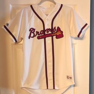 Braves MLB White Baseball Jersey